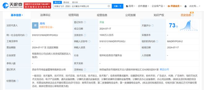 阿里云飛天落戶古都西安，千萬級注冊資本拓展系統集成新藍圖